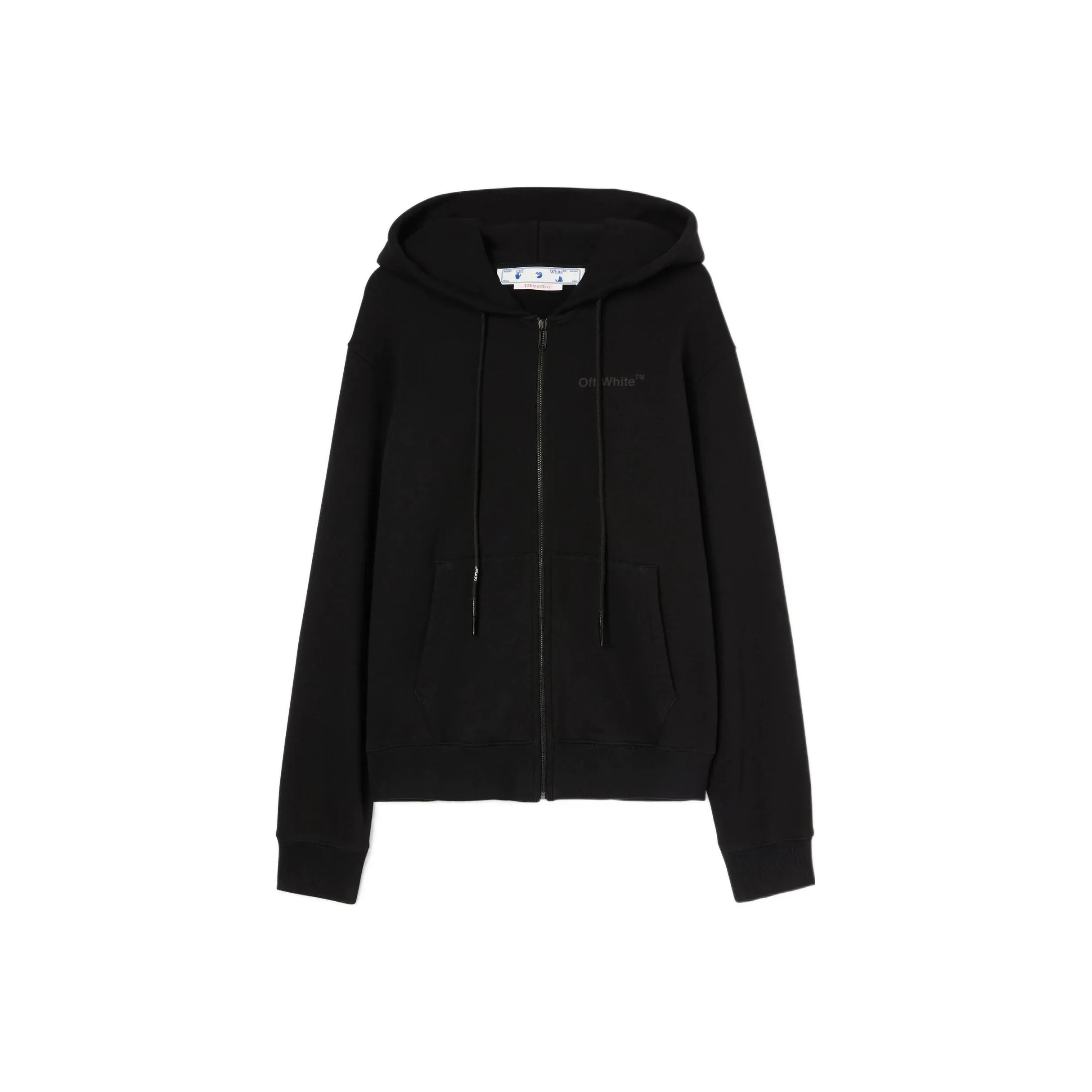 OFF WHITE Diag Tab Slim Zip Hoodie