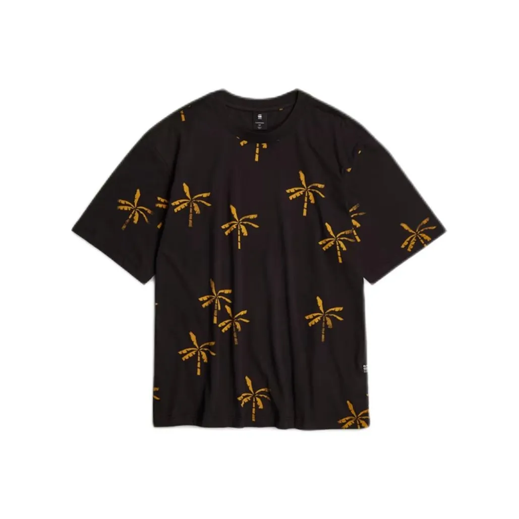 Г Звезда RAW Черная Мужская T-Рубашка