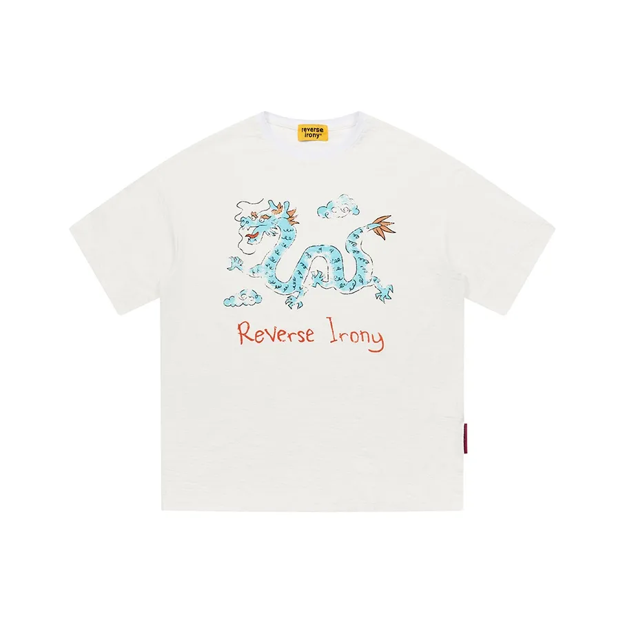 EMPTY REFERENCE x REVERSE IRONY T-Shirt Унисекс Белый