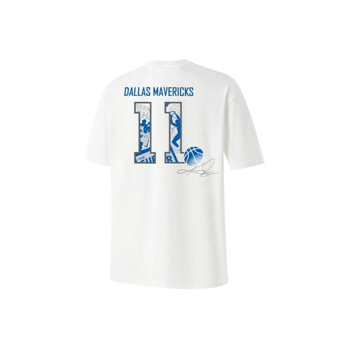 NBA Dallas Mavericks Player Size Collection T Shirt Unisex White