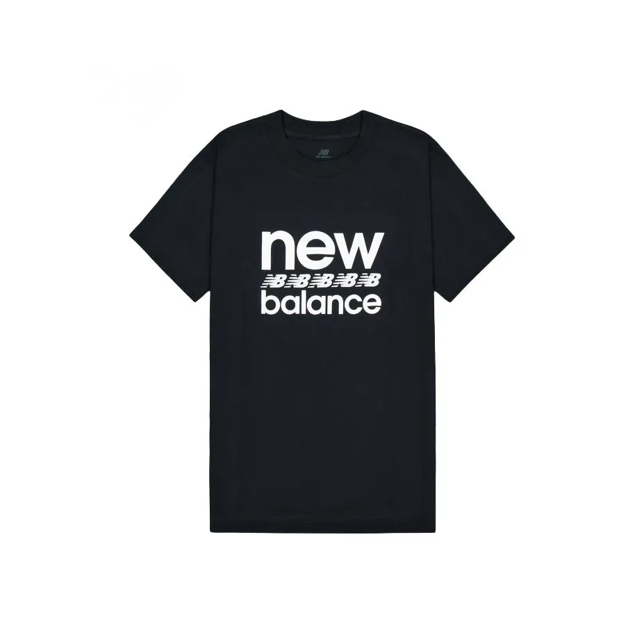 New Balance совместный бренд SS25 T-рубашка мужская черная