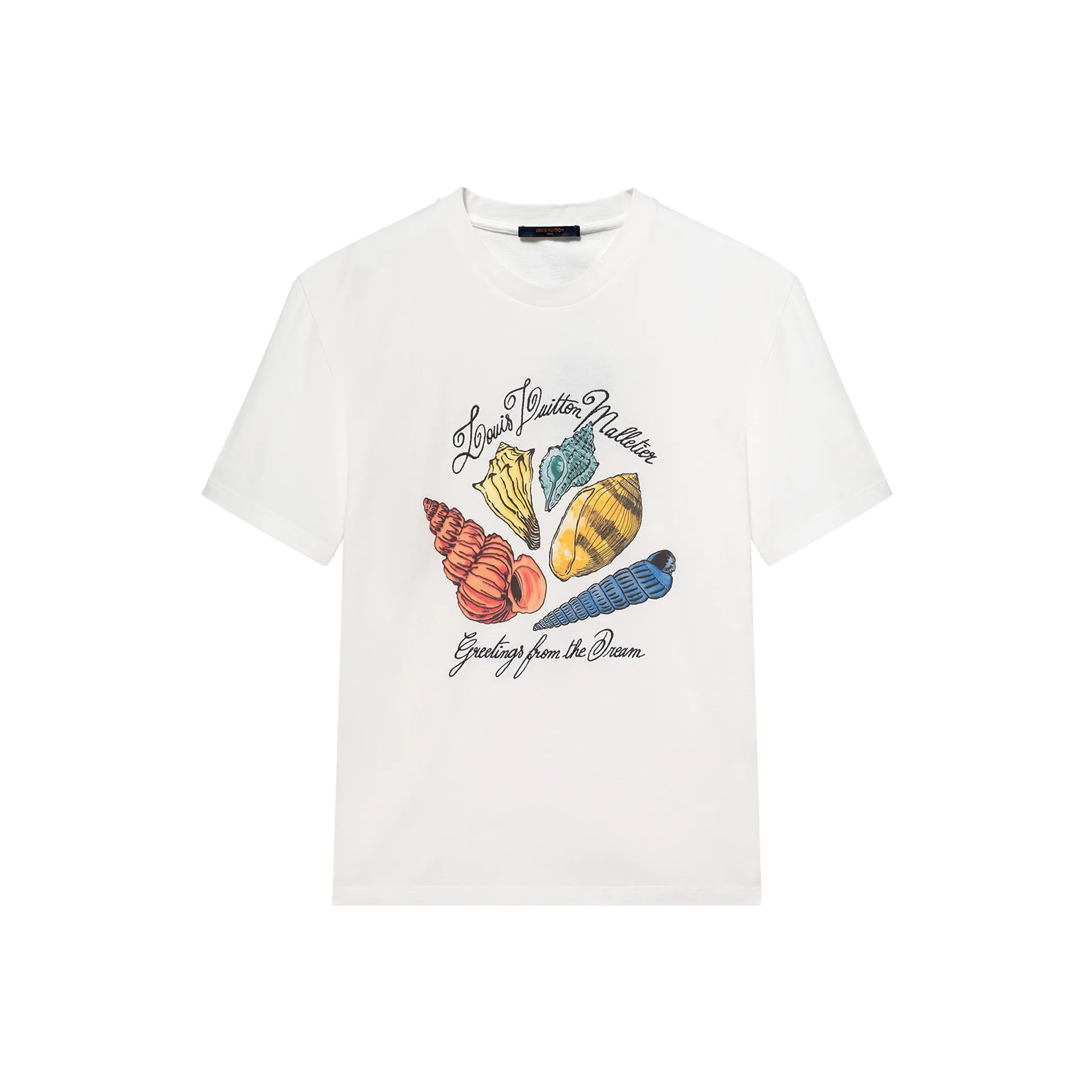 LOUIS VUITTON Printed Short-Sleeved Cotton T-Shirt
