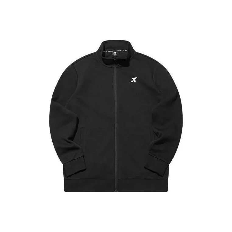 XTEP Минималистский стиль Флис с подкладкой Теплоизоляционный Длинный рукав Мужская куртка Спортивная куртка Топ Мужской