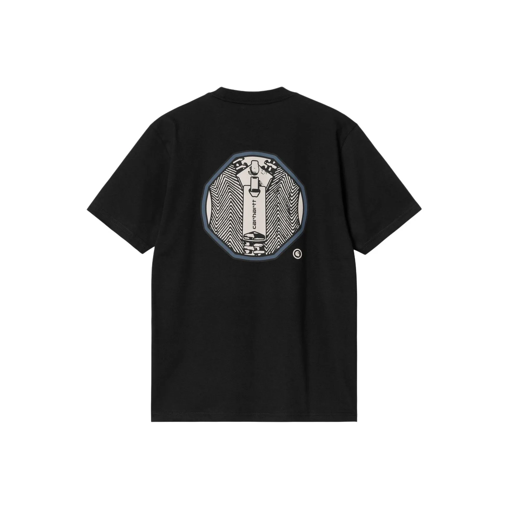 Carhartt WIP FW24 S/S Zipper T Shirt T Shirt Unisex Black