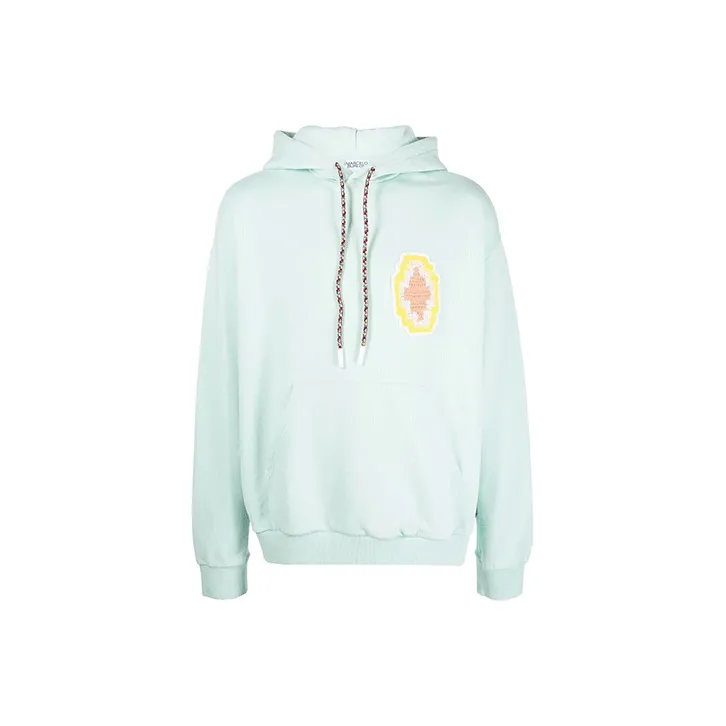 Marcelo Burlon Macramé Cross Patch Hoodie