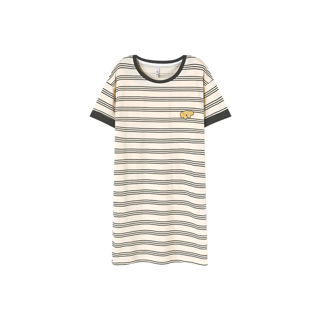 FENTENGCARE Nightgown Women's Apricot