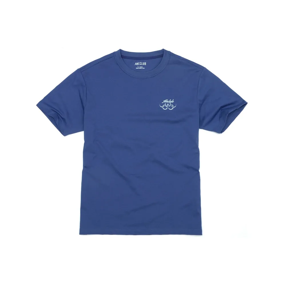 AKCLUB Free Cuba Series T Shirt Men's French Blue