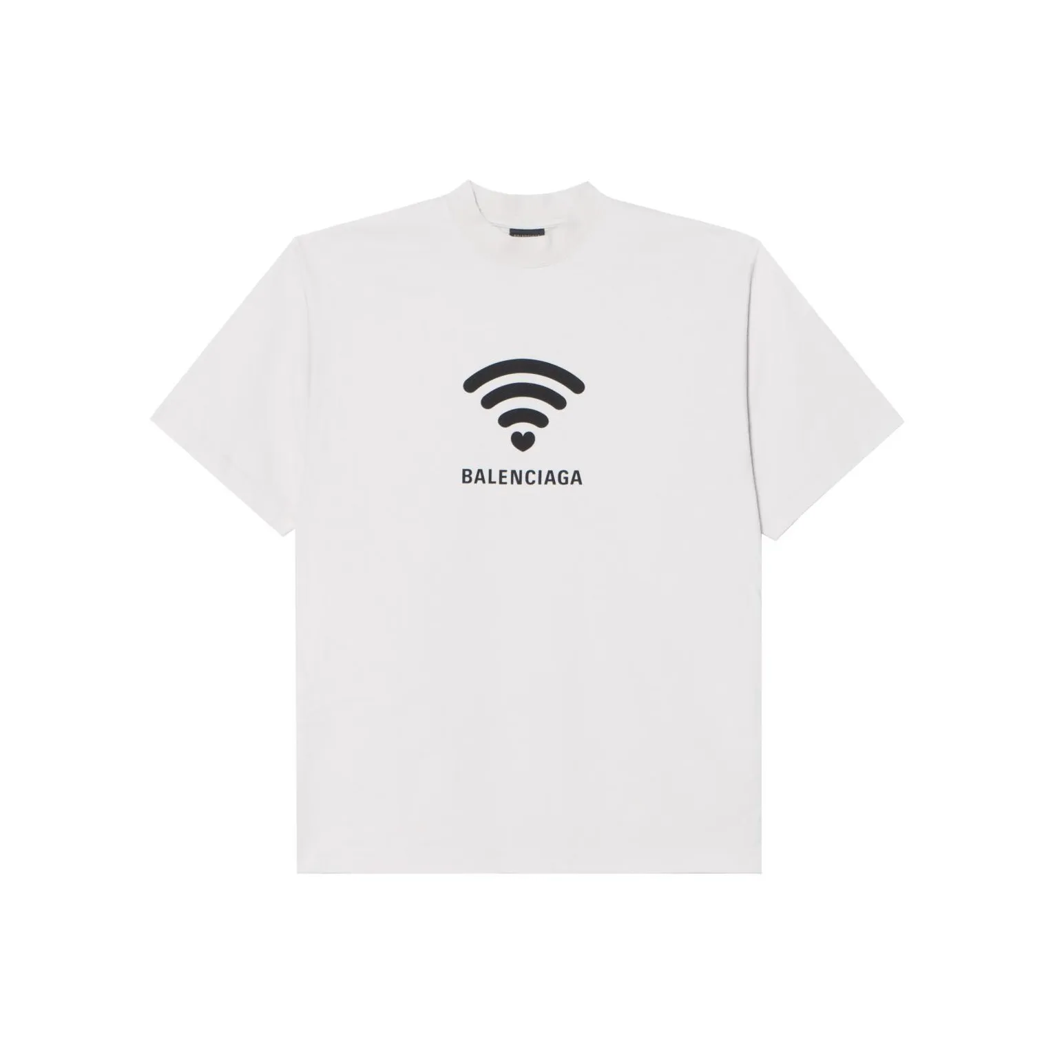 Balenciaga T Shirt Loose Fit Men's White