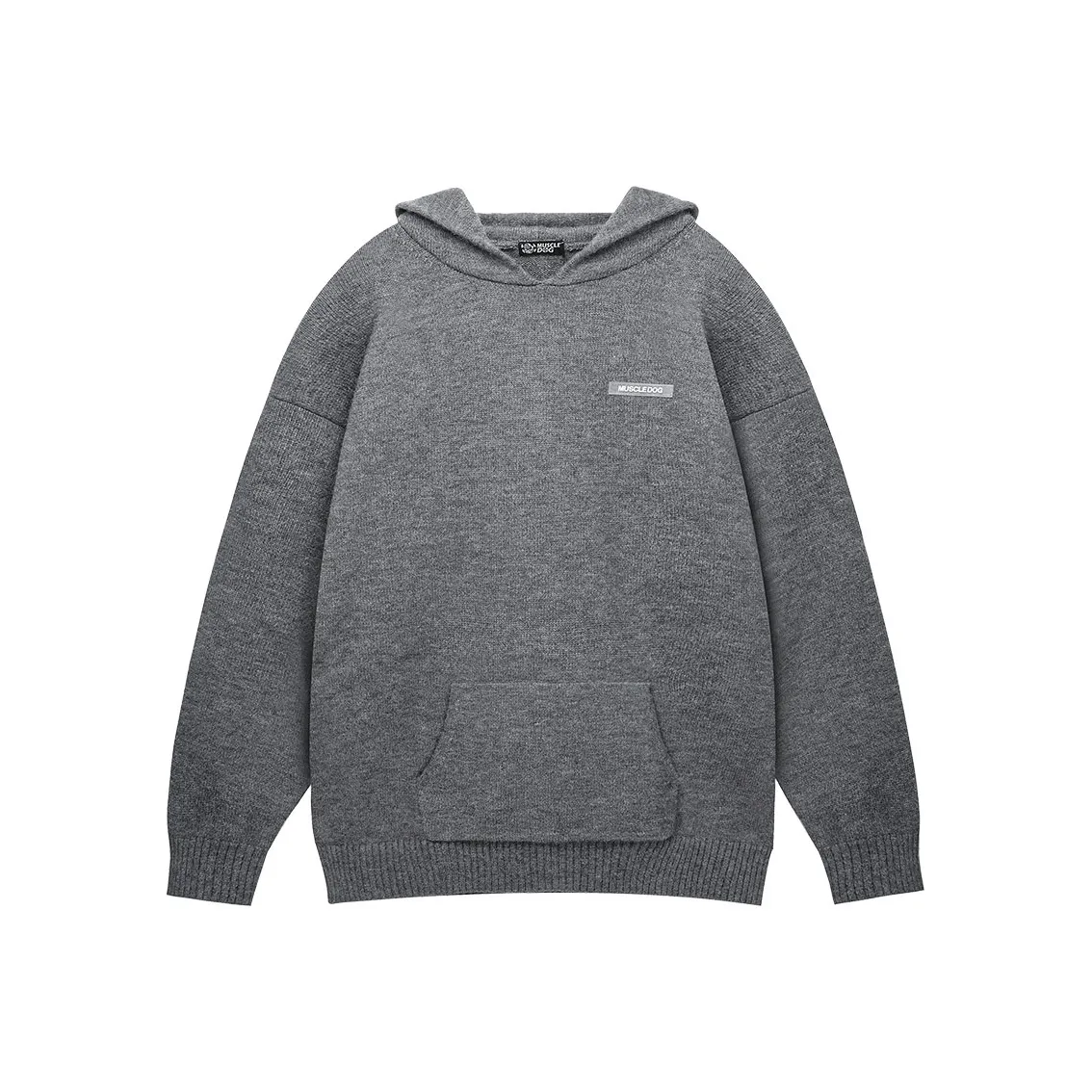 Muscle Dog Sweatshirt Men's Carbon Floral Gray