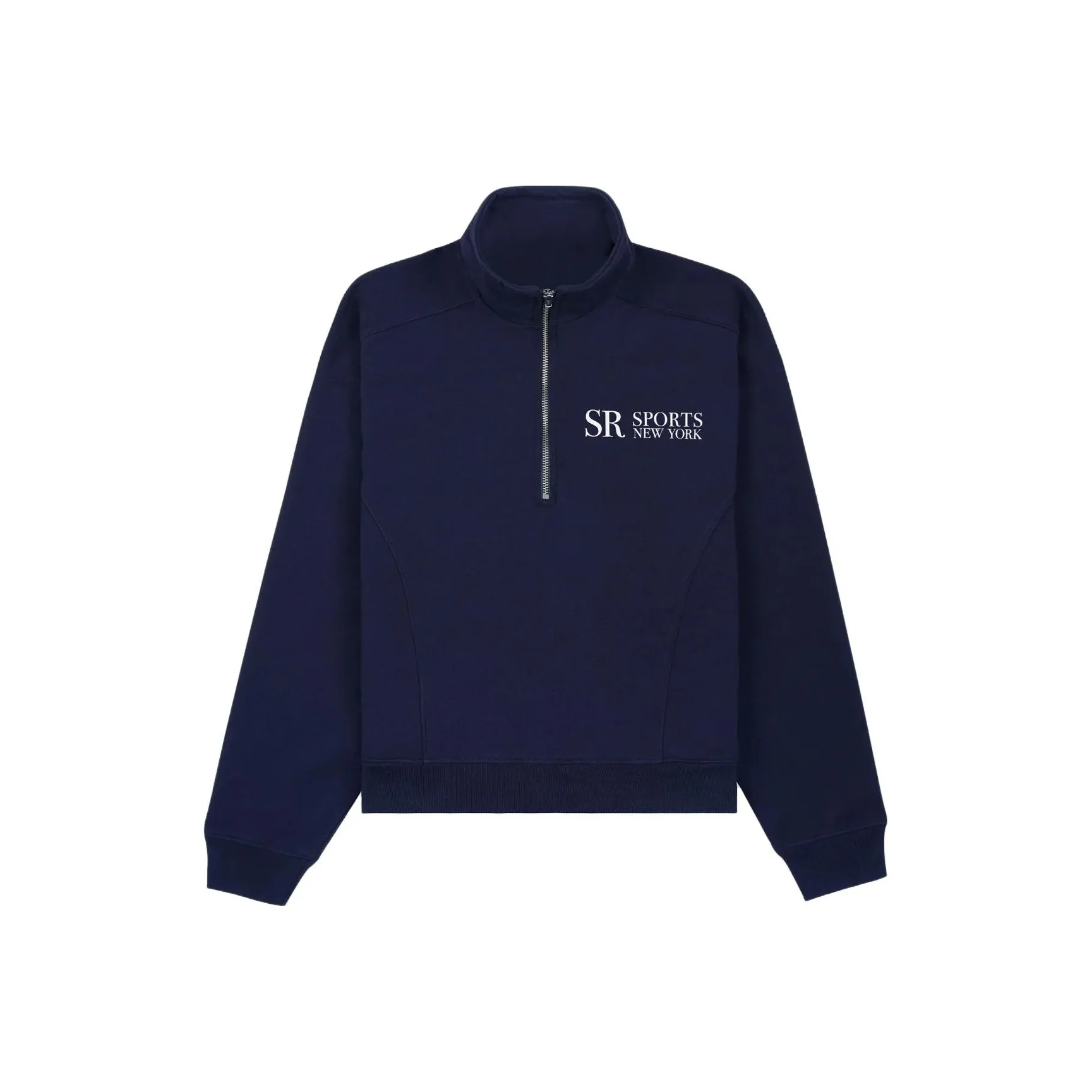 SPORTY & RICH Jfk Quarter zip Sweatshirt