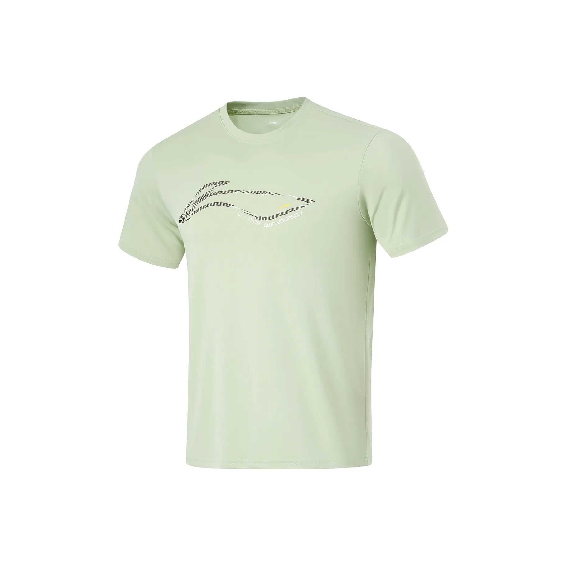 Лайнер Fitness Series T Рубашка Мужская Шалфейно-Зеленая