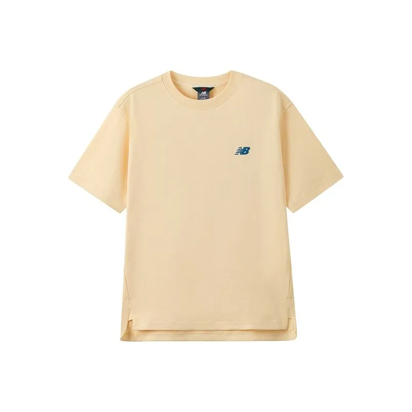 New Balance совместная футболка Мужская Светло-желтая