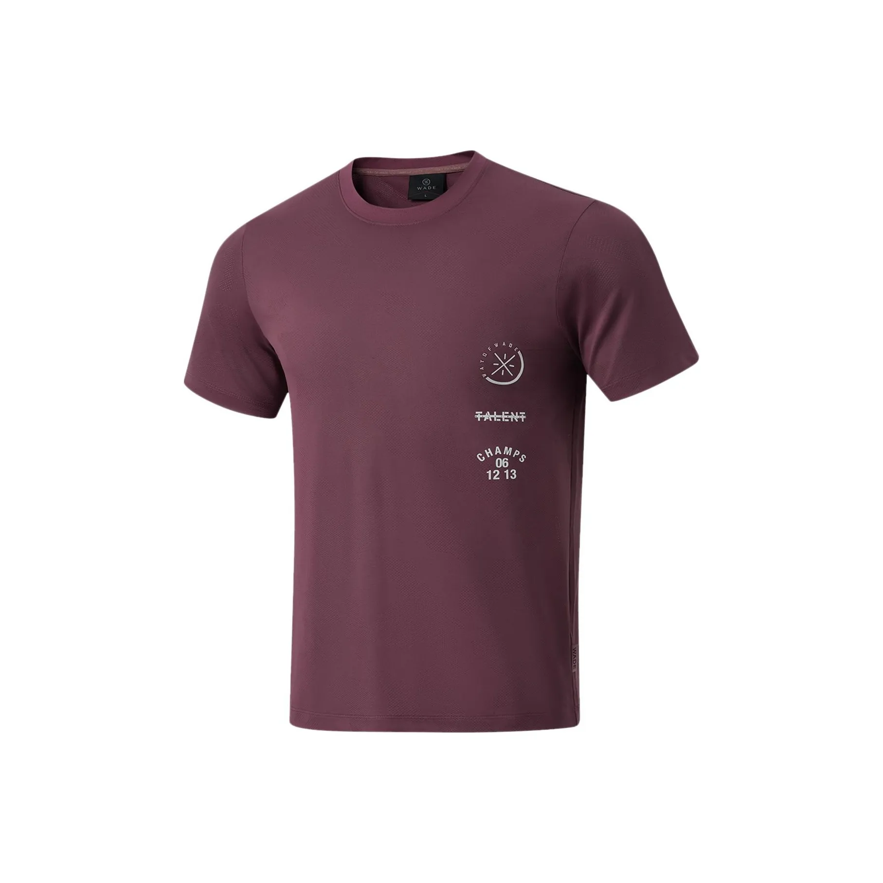 LINING T Рубашка Мужская Темно-Красная Фиолетовая