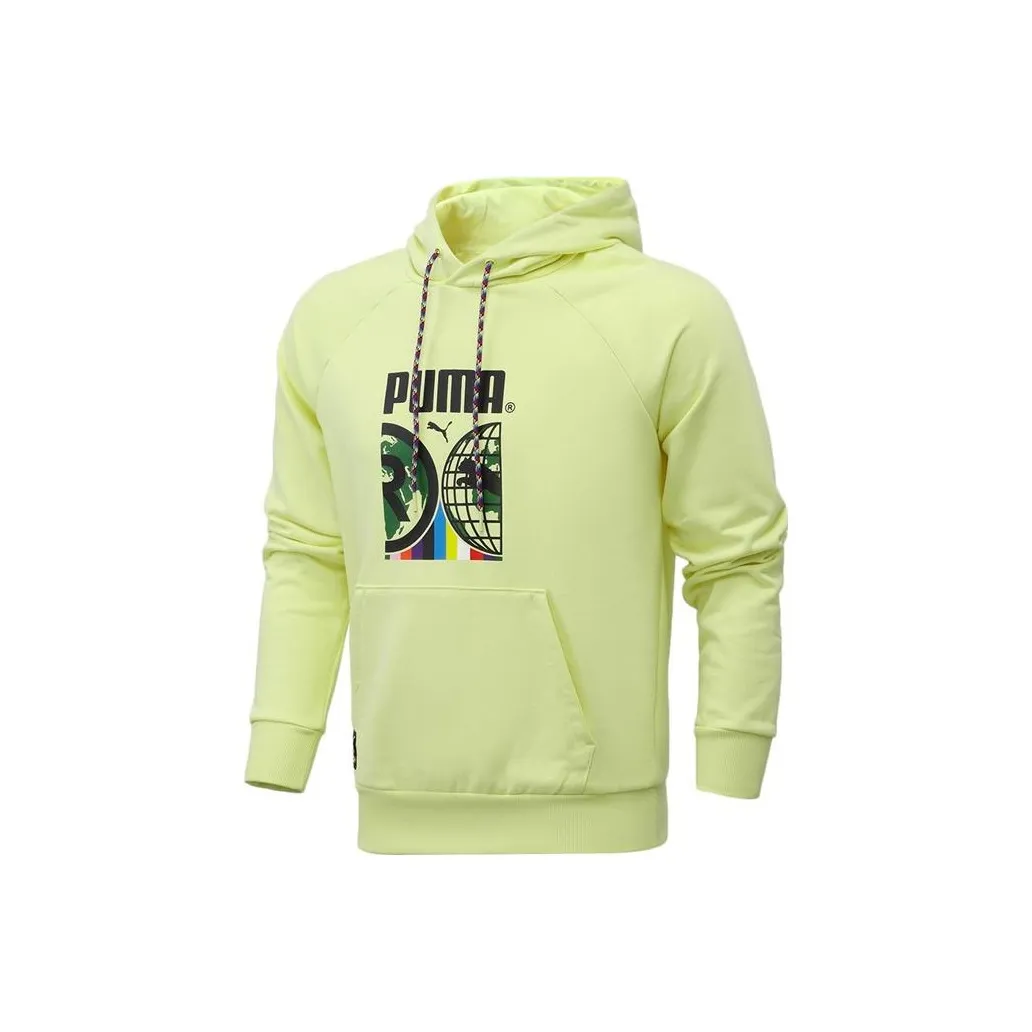 PUMA Светло-желтые мужские свитшоты