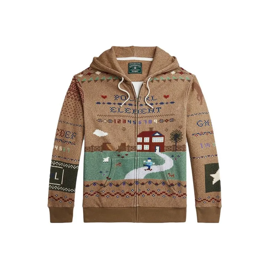 Polo Ralph Lauren FW23 Толстовка Мужской Коричневый