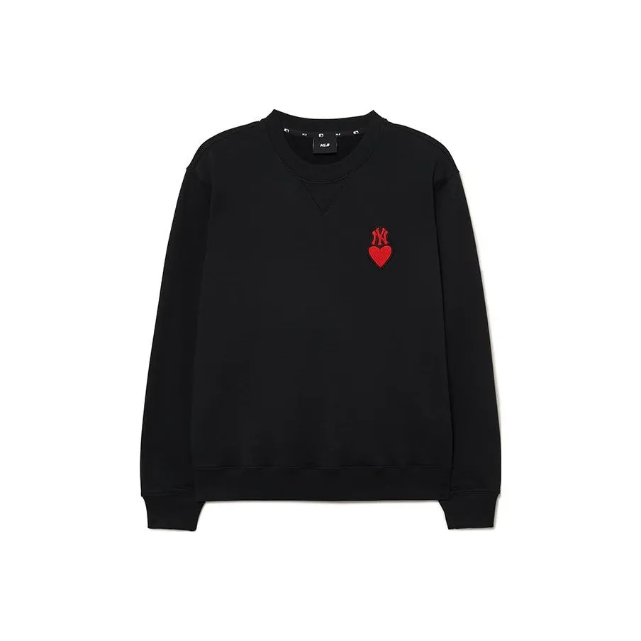 MLB Love Heart Черный Унисекс Свитшоты