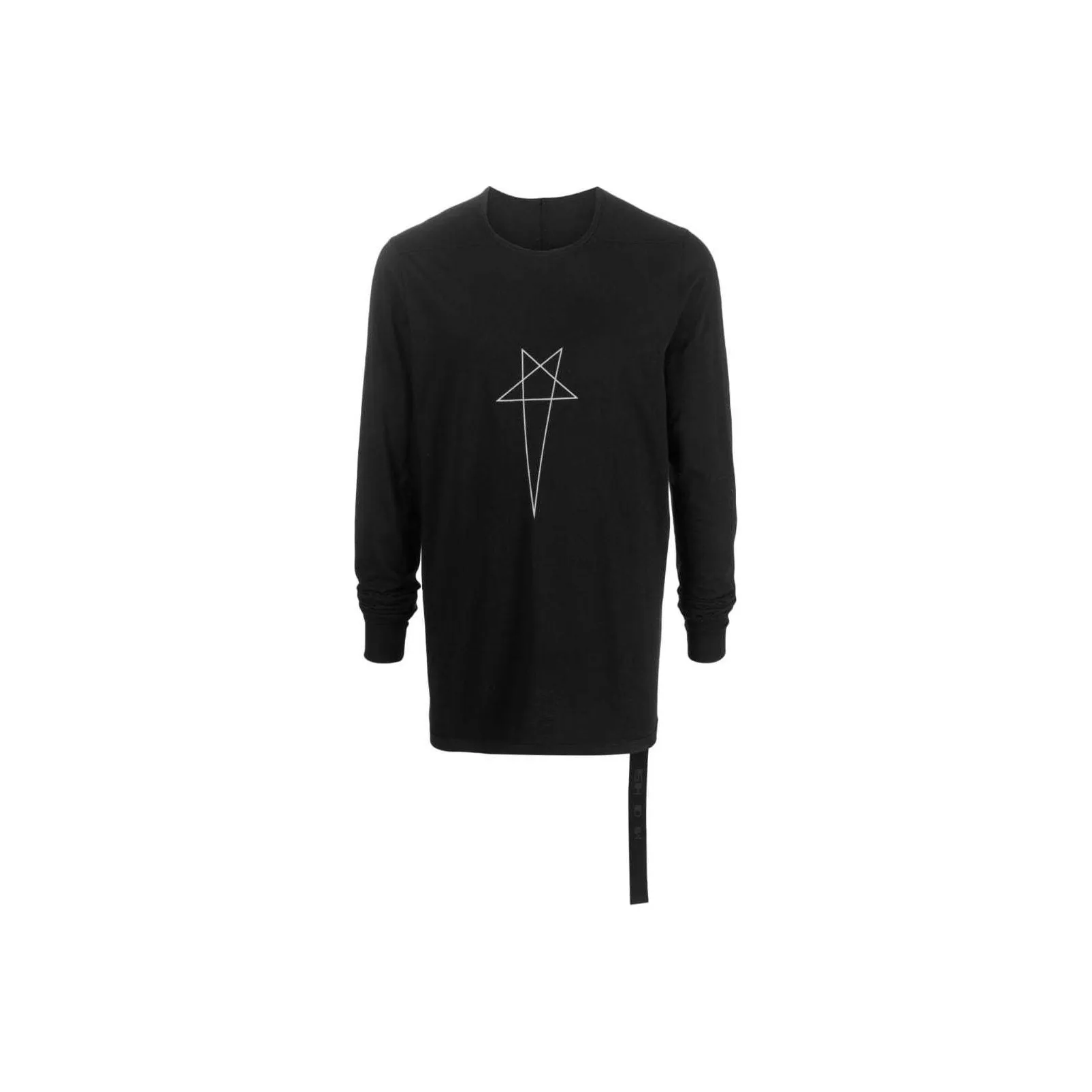 Rick Owens DRKSHDW Pentagram Logo print Cotton T shirt