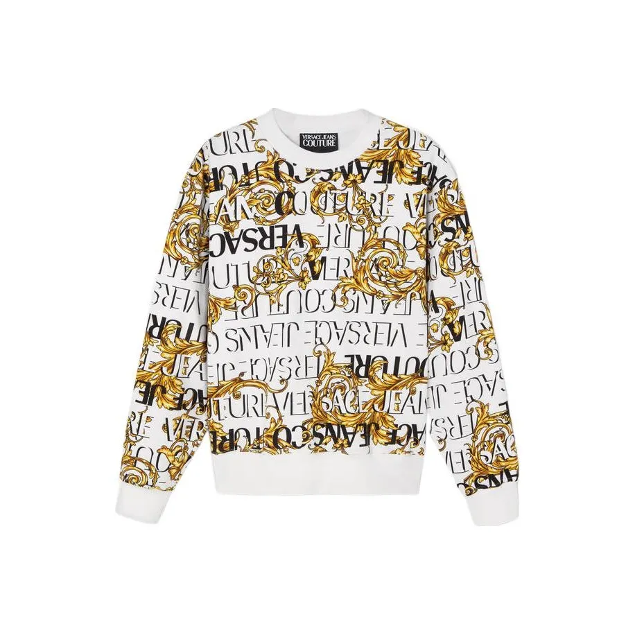 VERSACE JEANS COUTURE Sweatshirts Men's White