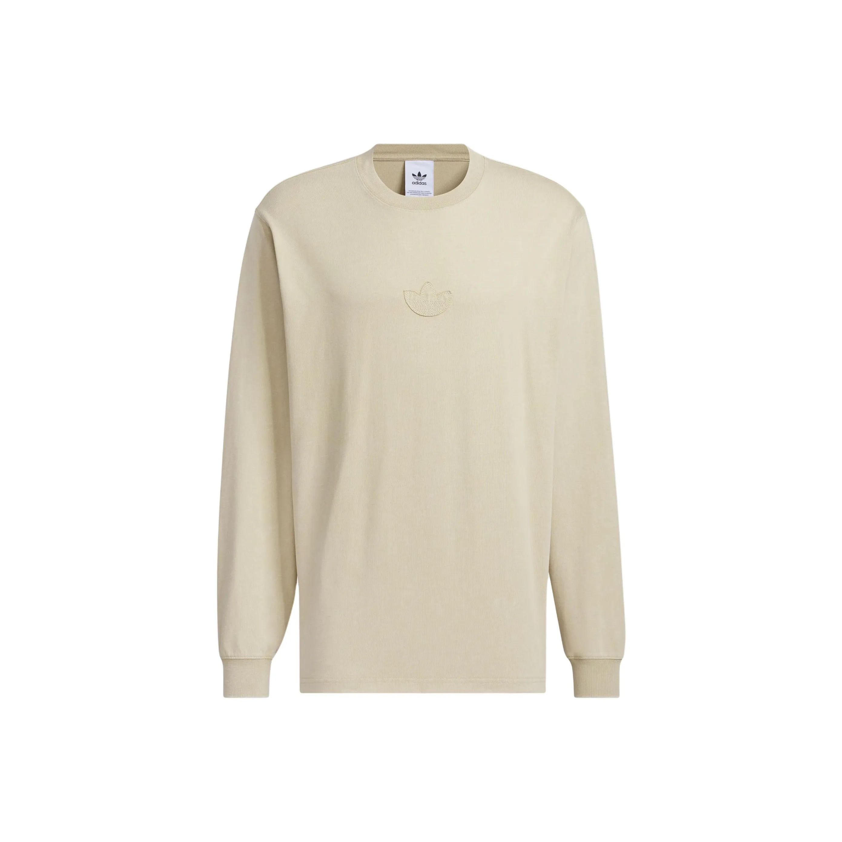 Adidas Originals LONG SLEEVE TOP WASHED T Shirt Men's Gold