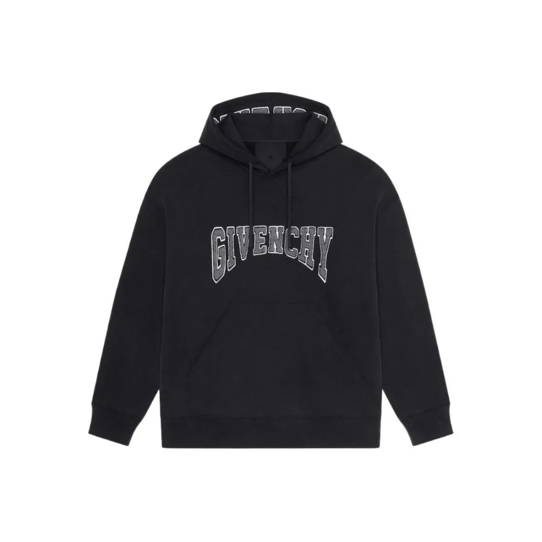 Givenchy Logo Print Drawstring Hoodie