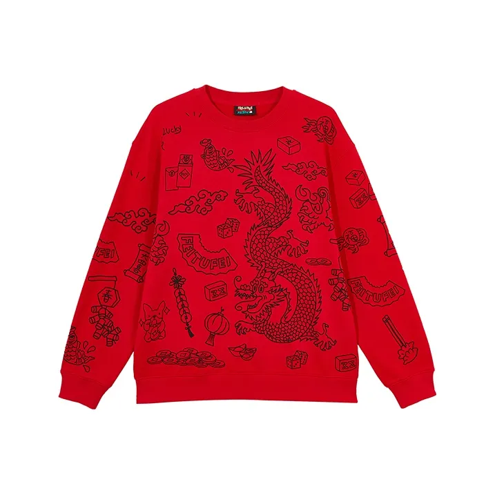 JACK JONES· x FEITUFEI Sweatshirt Unisex