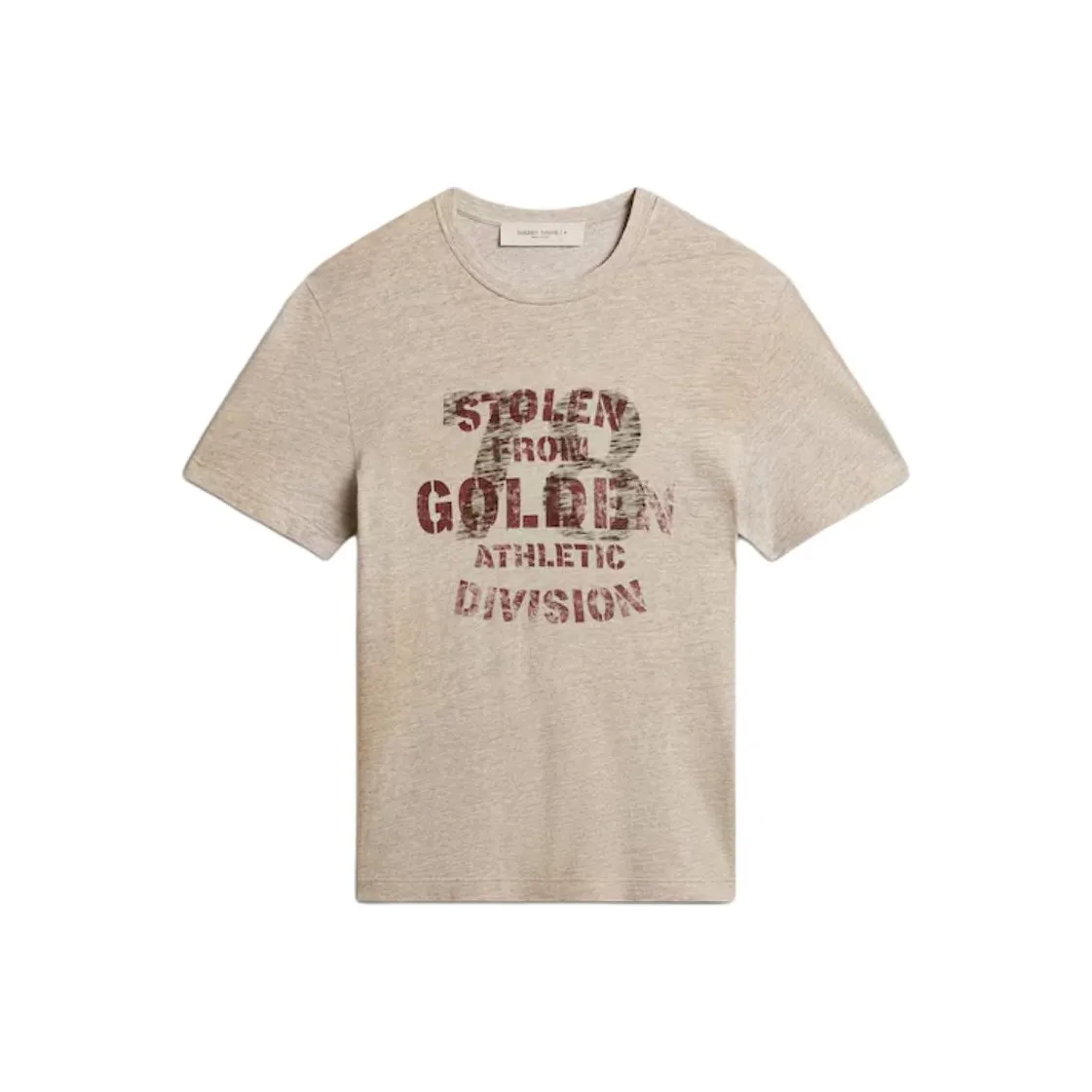 Golden Goose Deluxe Brand Logo Printed Crewneck T Shirt