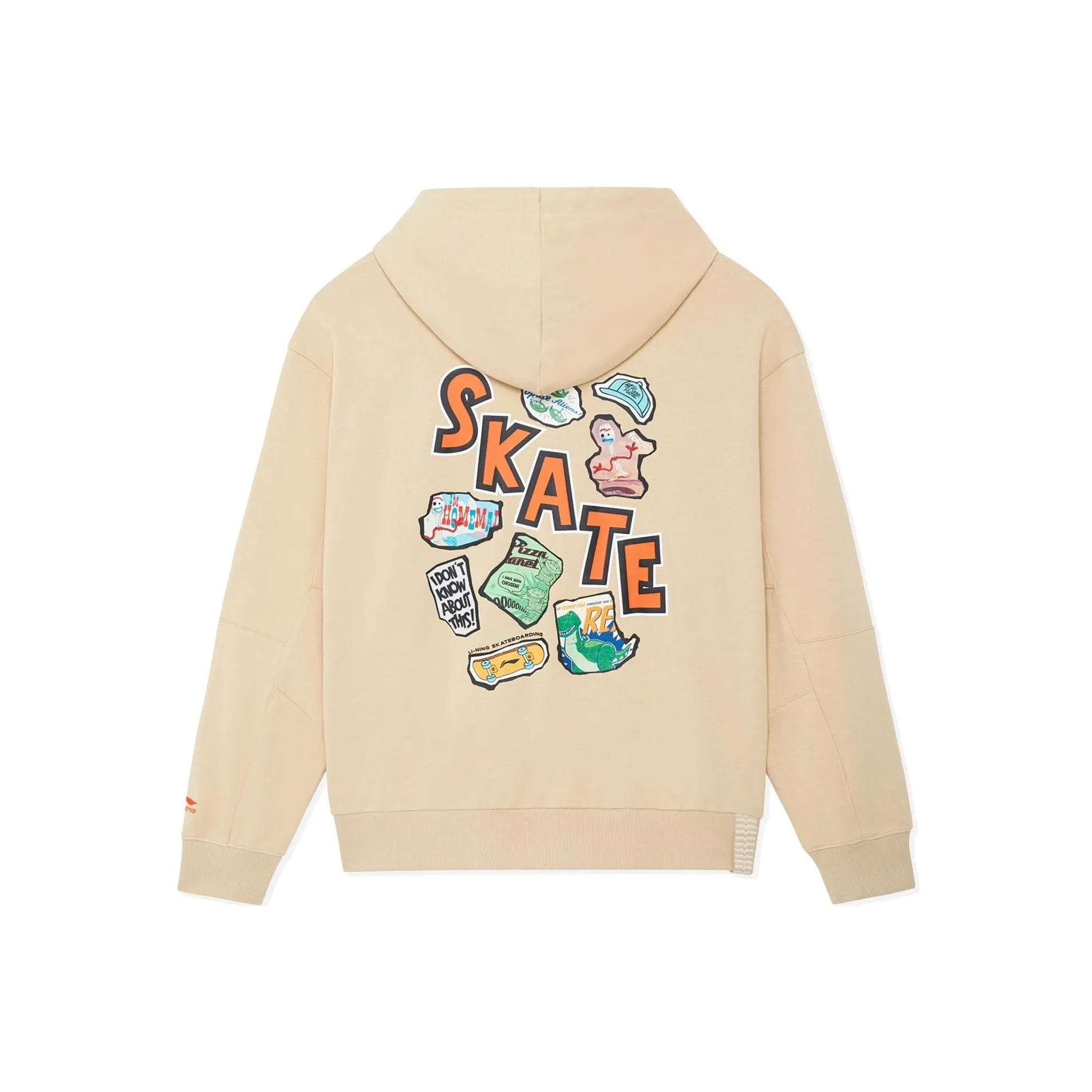 LINING Li Ning Disney Toy Story Бежевый Унисекс Толстовки