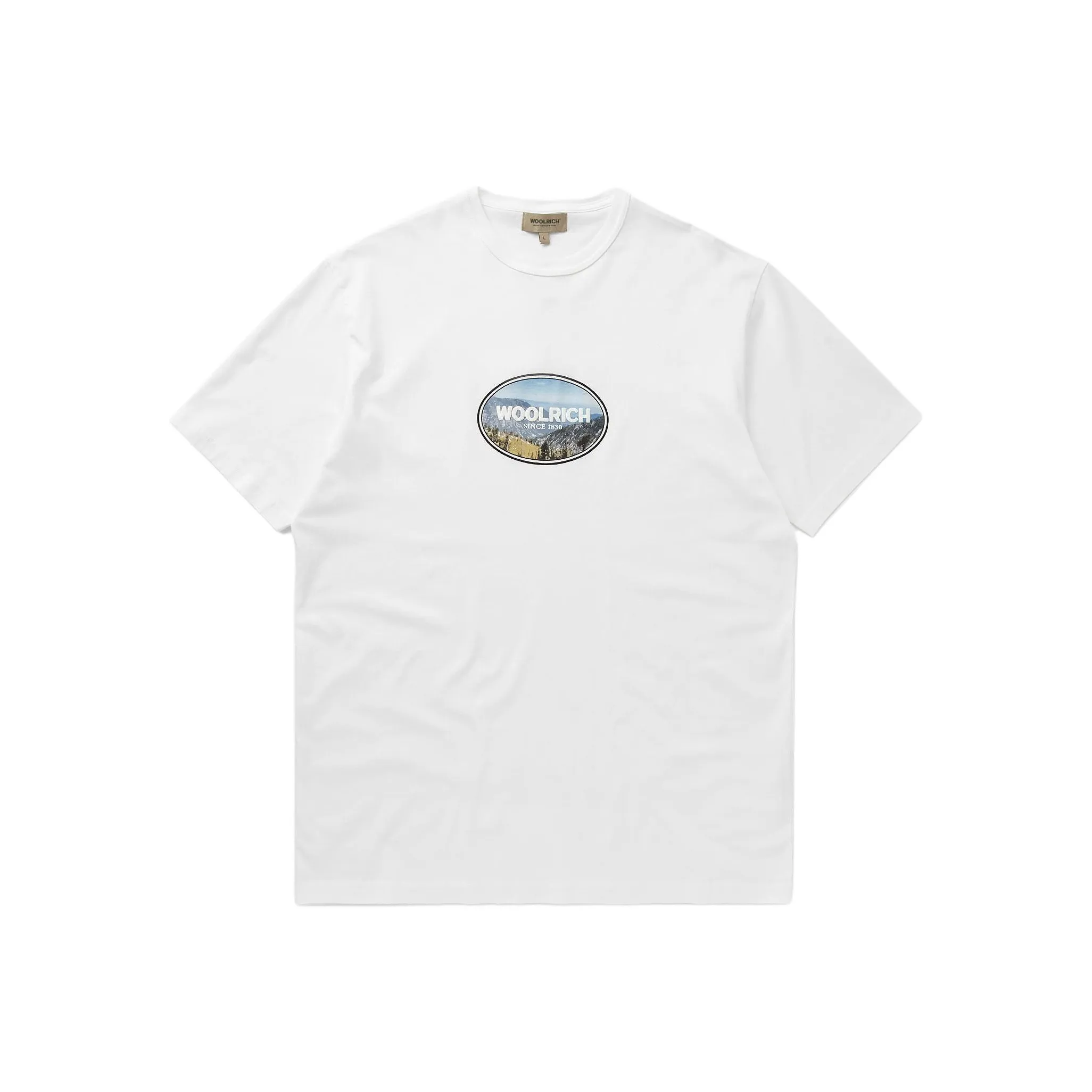 WOOLRICH Белая Мужская T-рубашка