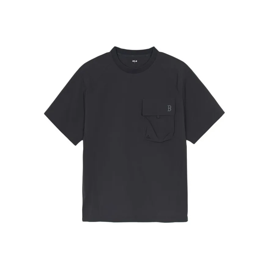 MLB Base Logo Gofcore Basic Boston Red Sox T-Shirt Унисекс Угольно-серый