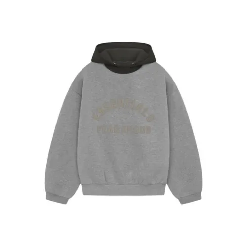 Fear of God Essentials SS24 Темно-пшеничный серый Мужские Свитшоты