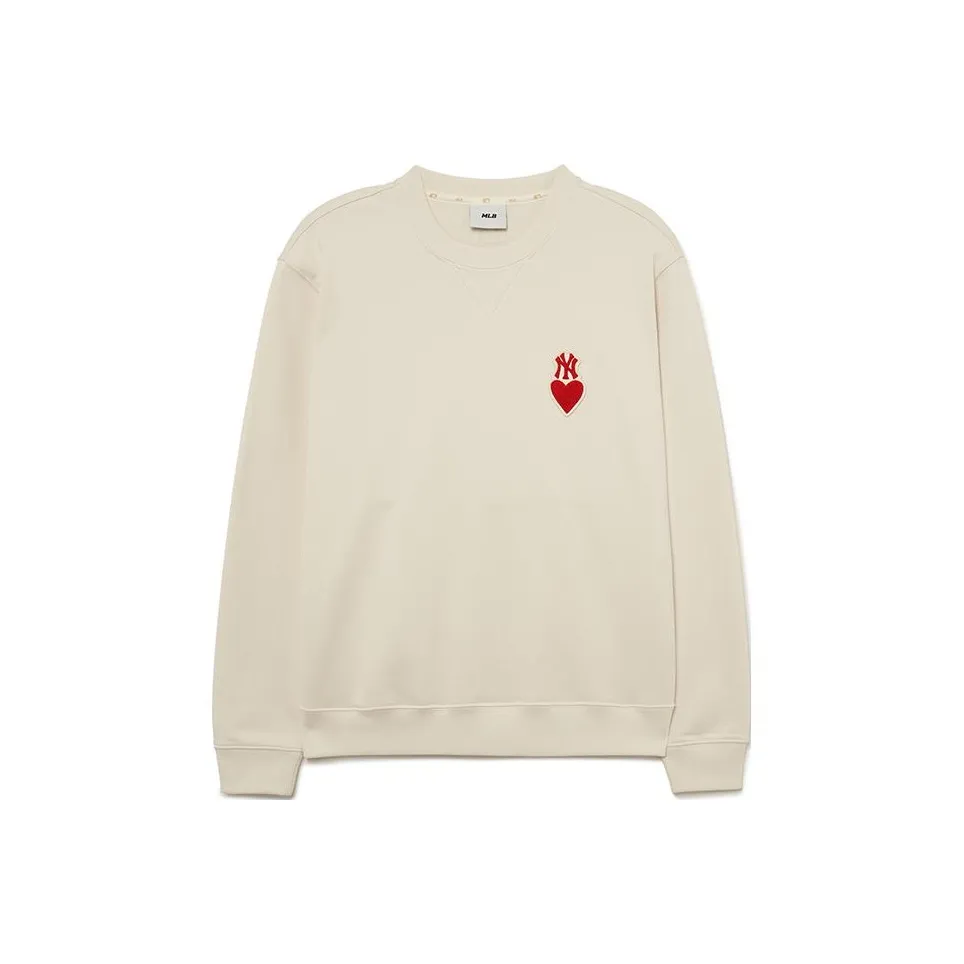 MLB New York Yankees Sweatshirts Unisex Cream