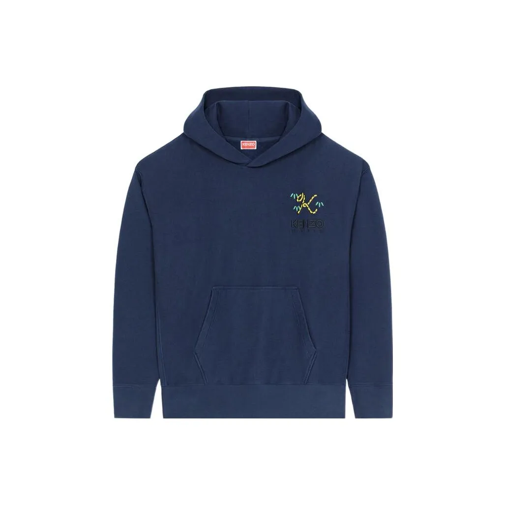 KENZO Толстовка Мужская Темно-синяя