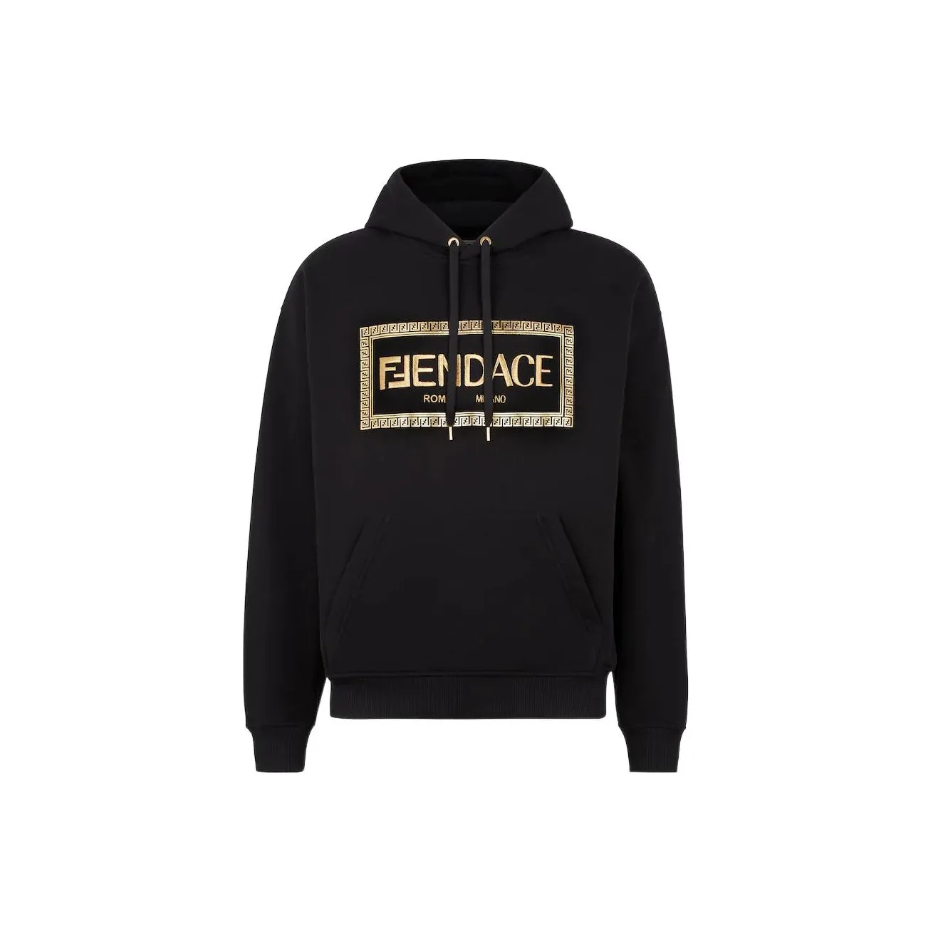 FENDI FENDI X VERSACE Sweatshirt Men's Black