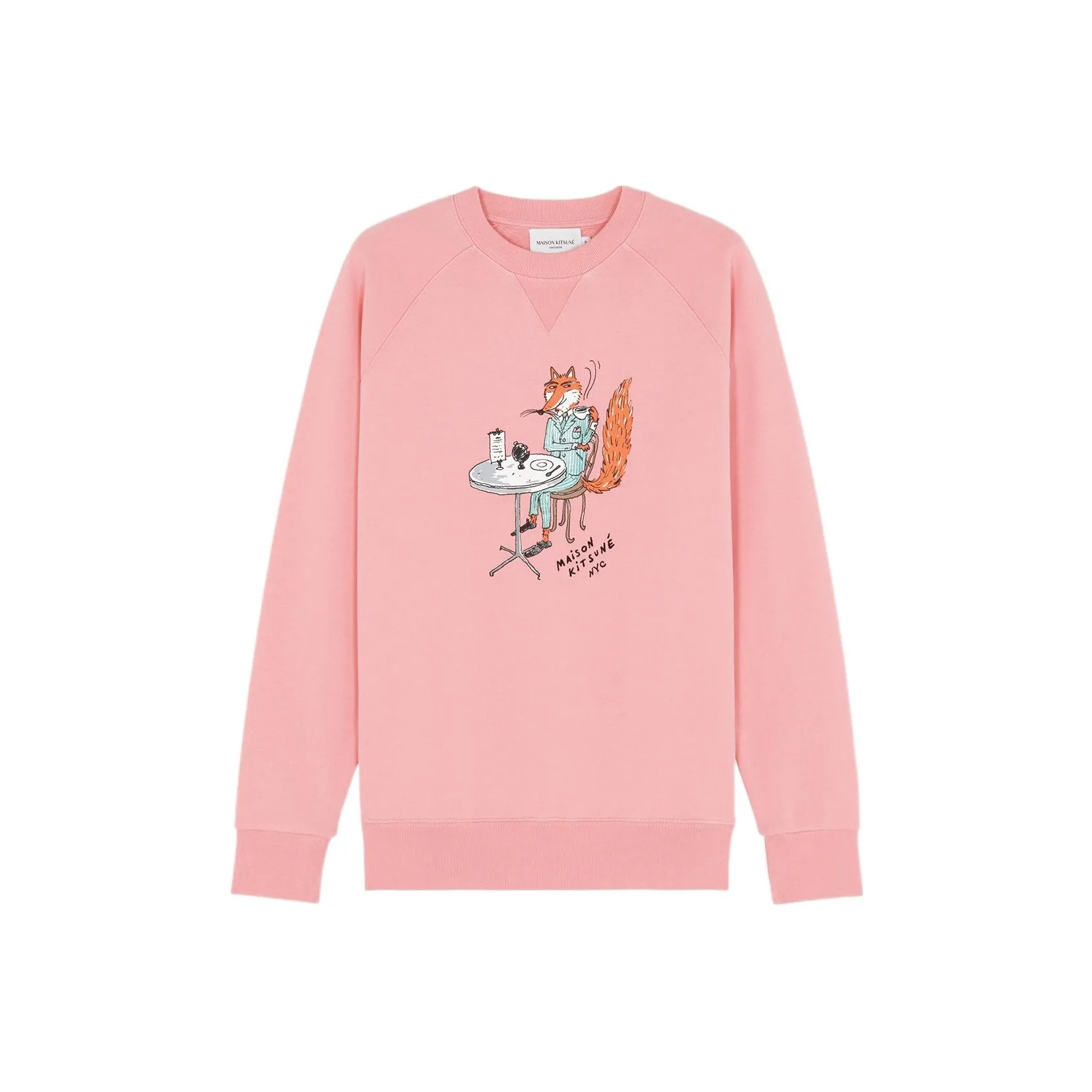 Maison Kitsune Свитшот Мужской Розовый
