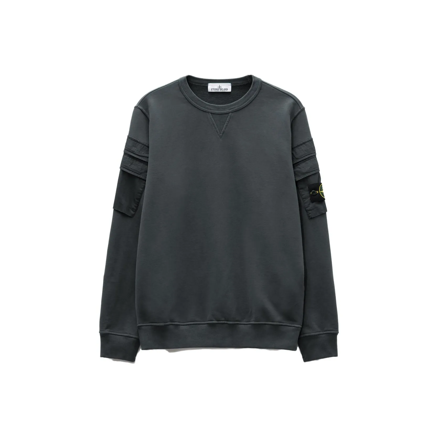 STONE ISLAND Sweatshirts Unisex Lead Gray