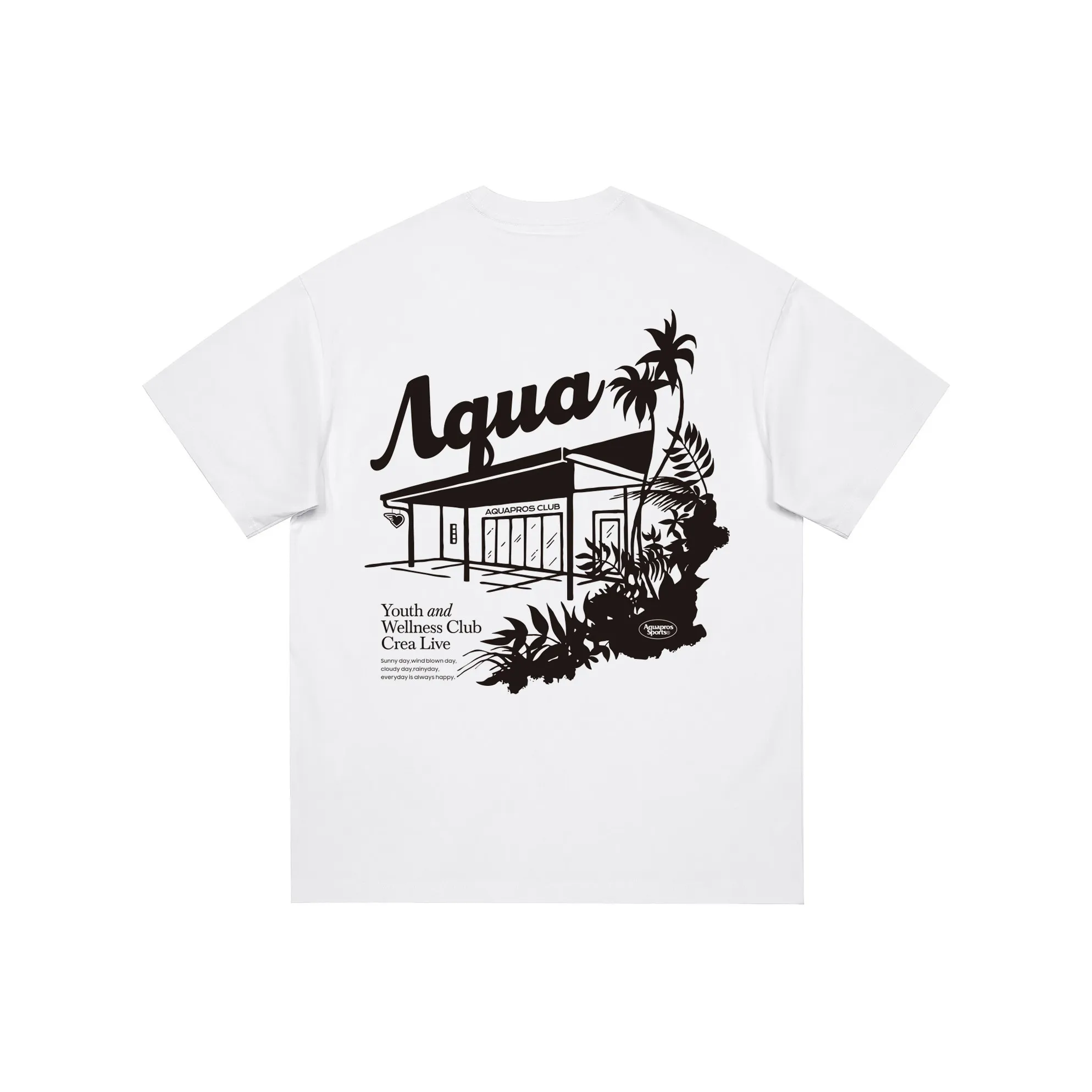 AQUAPROS T Shirts Unisex White