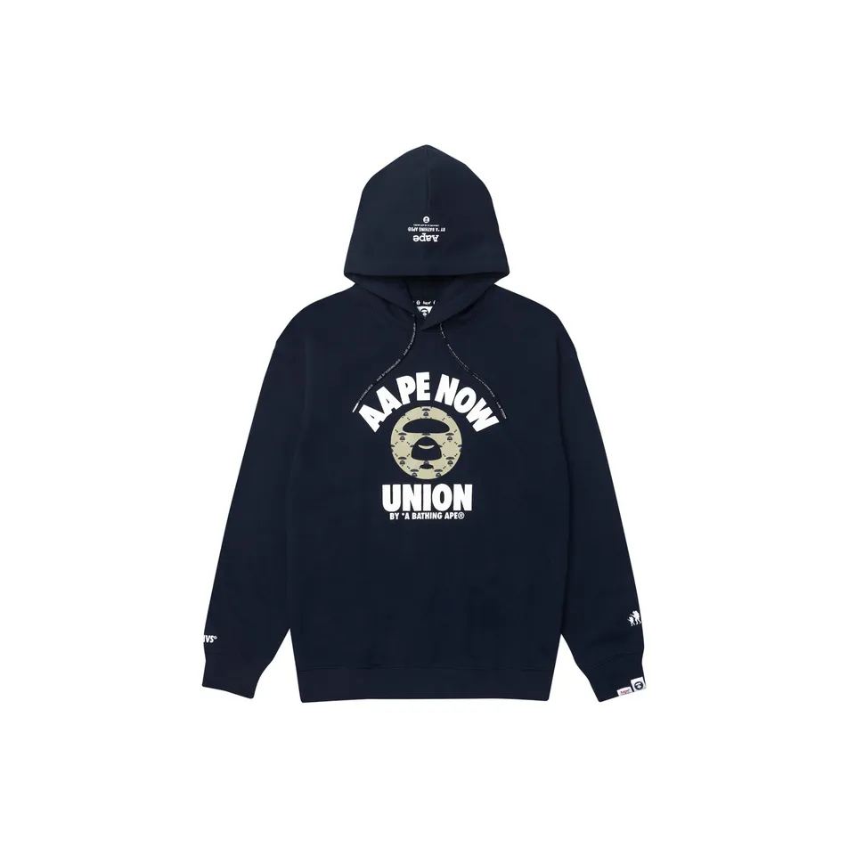 Aape Sweatshirts Men's Navy Blue NYX