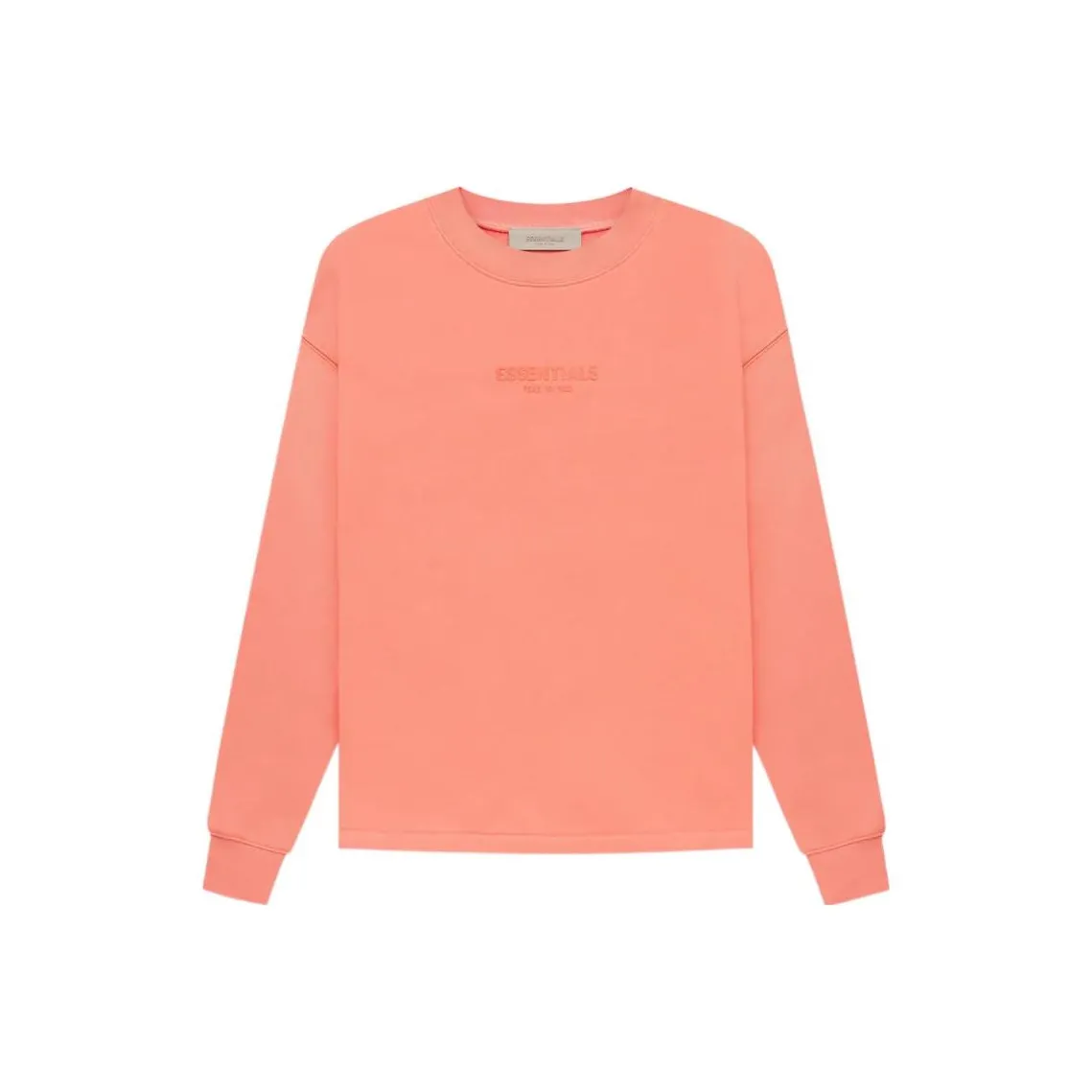 Fear Of God Essentials Sweatshirt Unisex Coral Red