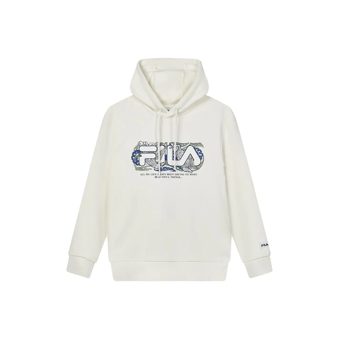 FILA x V&A LIANMINGKUAN Sweatshirt Men's Maple White