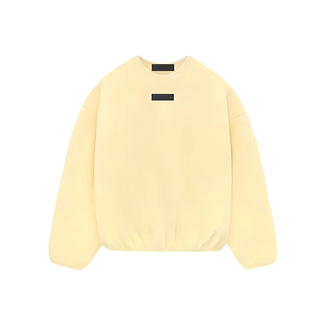 Fear of God Essentials SS24 Crewneck Свитер Толстовка Мужской Садовый Желтый Садовый Желтый