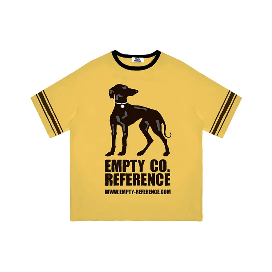 EMPTY REFERENCE Желтая унисекс футболка