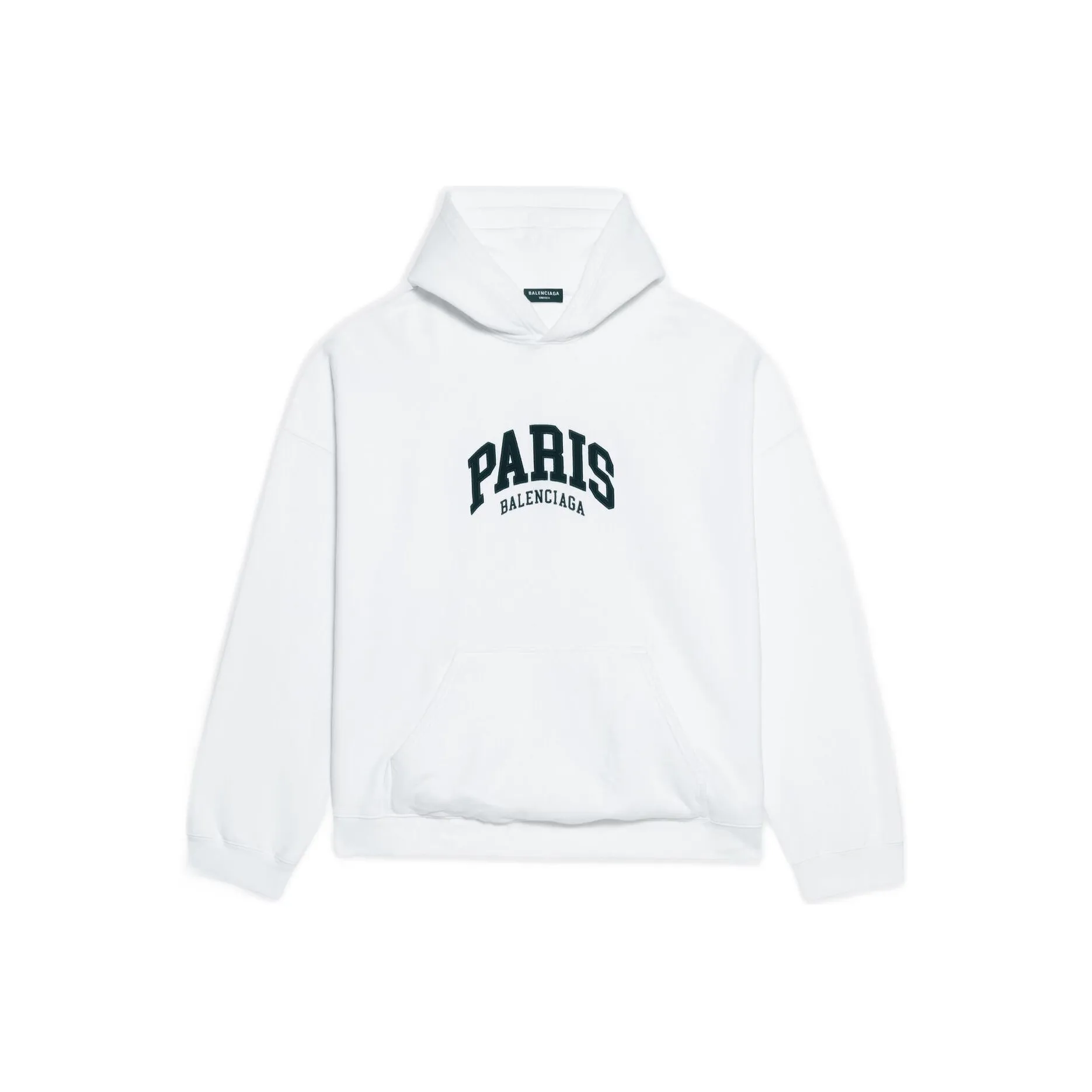 Balenciaga Mens Cities Paris Wide Fit Hoodie