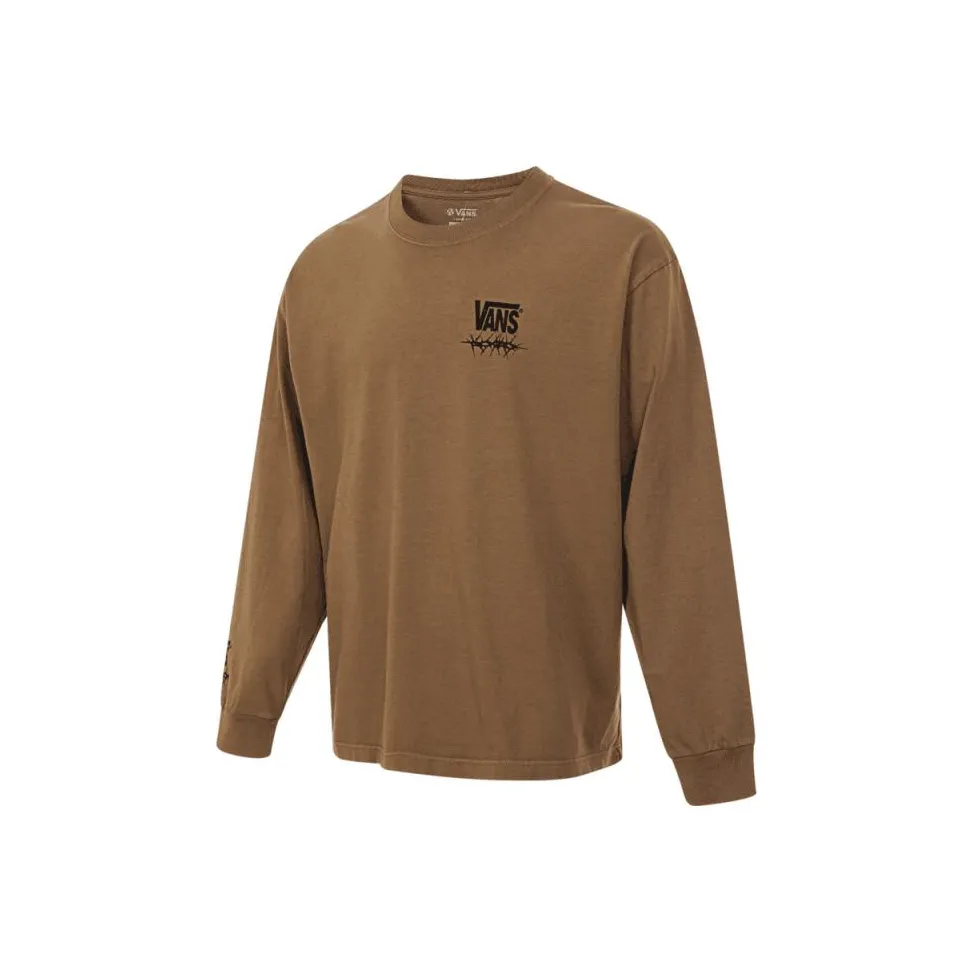 Vans MTE Goshawk LS Tee T Shirt Men's Brown