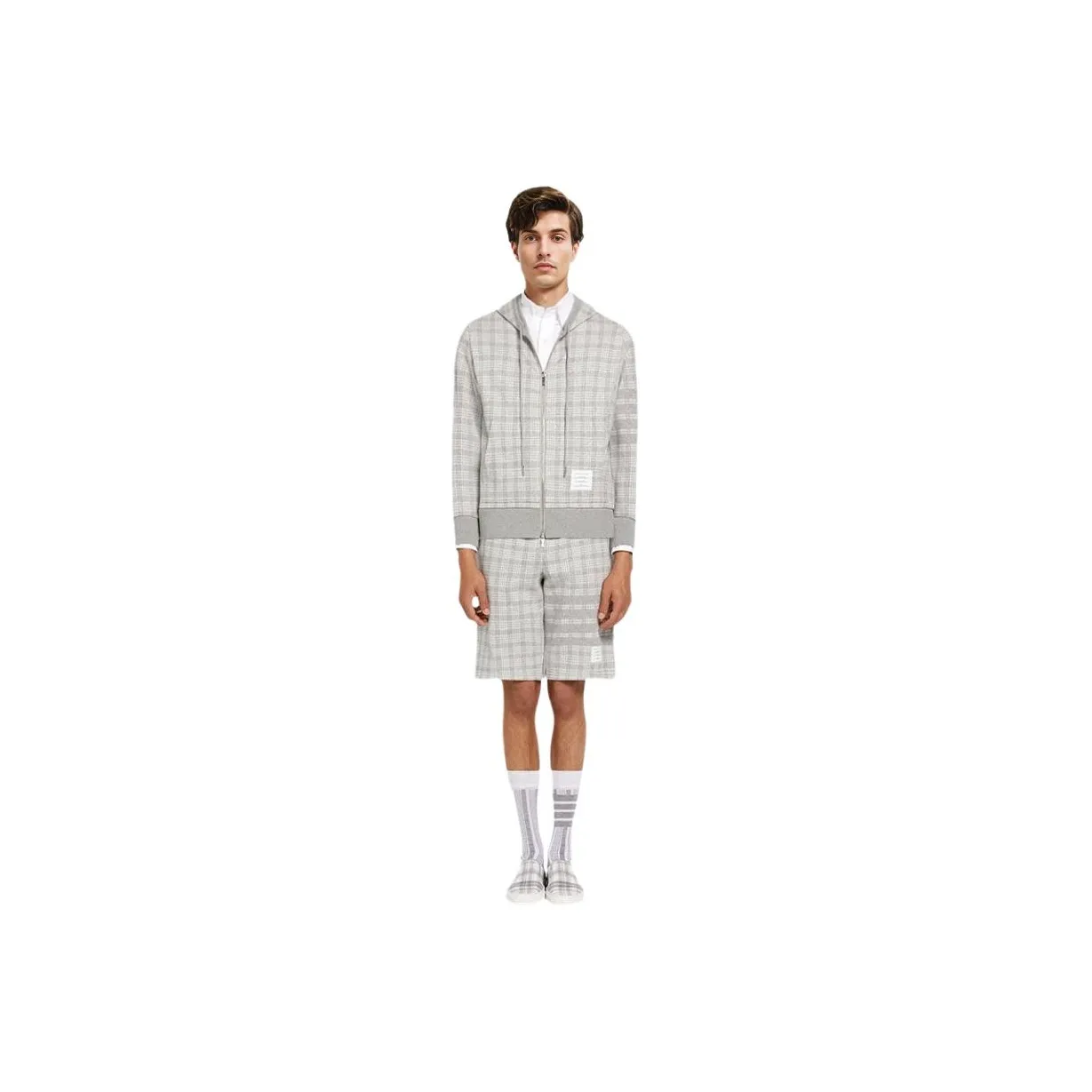 THOM BROWNE· Sweatshirt Men's Light Gray
