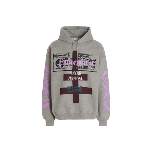 Vetements Серый Унисекс Свитшоты