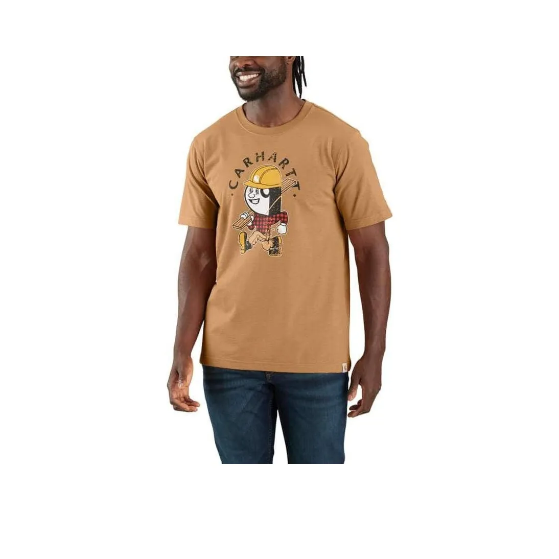 Carhartt Nut Heather/Mountain Nut Heather Мужская T-рубашка