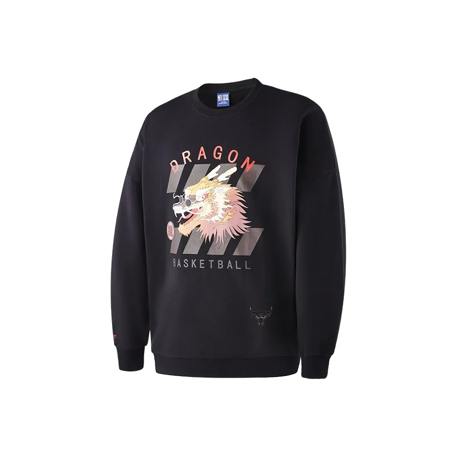 NBA Chicago Bulls Sweatshirt Unisex Black