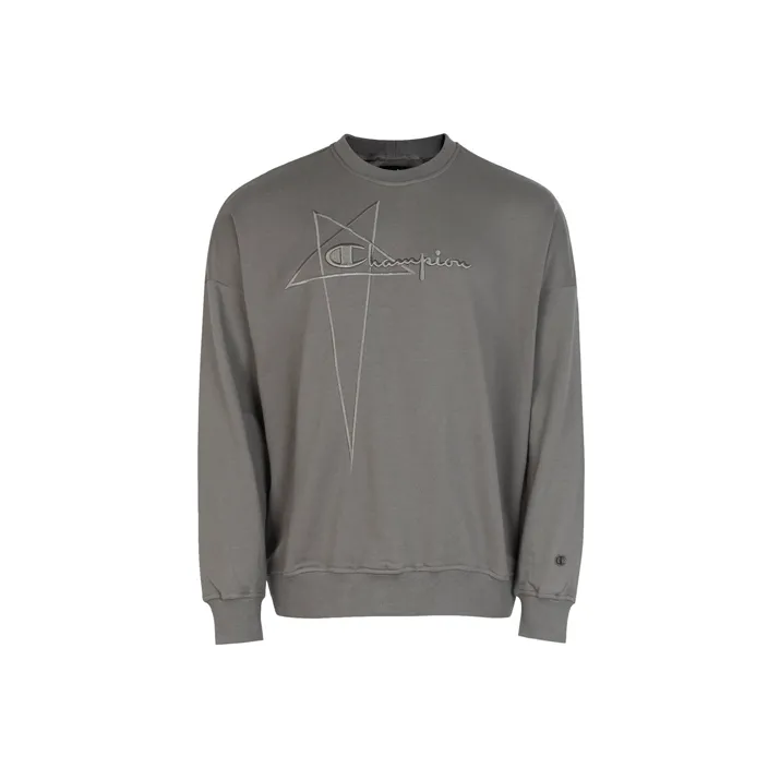 RICK OWENS RO X Champion SS22 Толстовка Мужской Серый