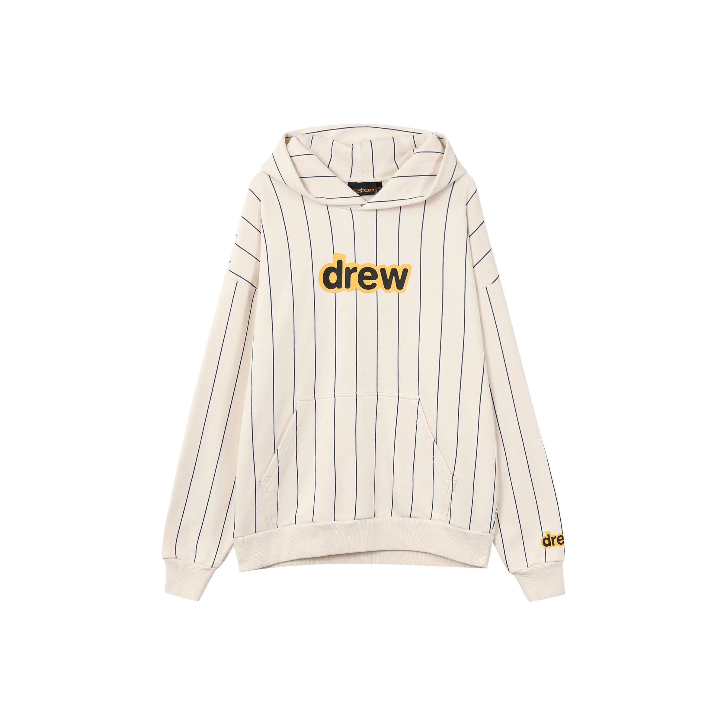 Drew House Letter Logo Series Экрю Мужские Свитшоты