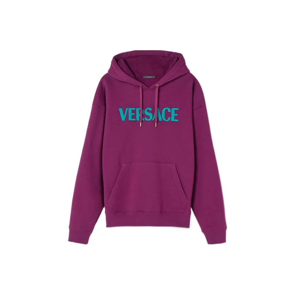 VERSACE Sweatshirts Men Fuchsia